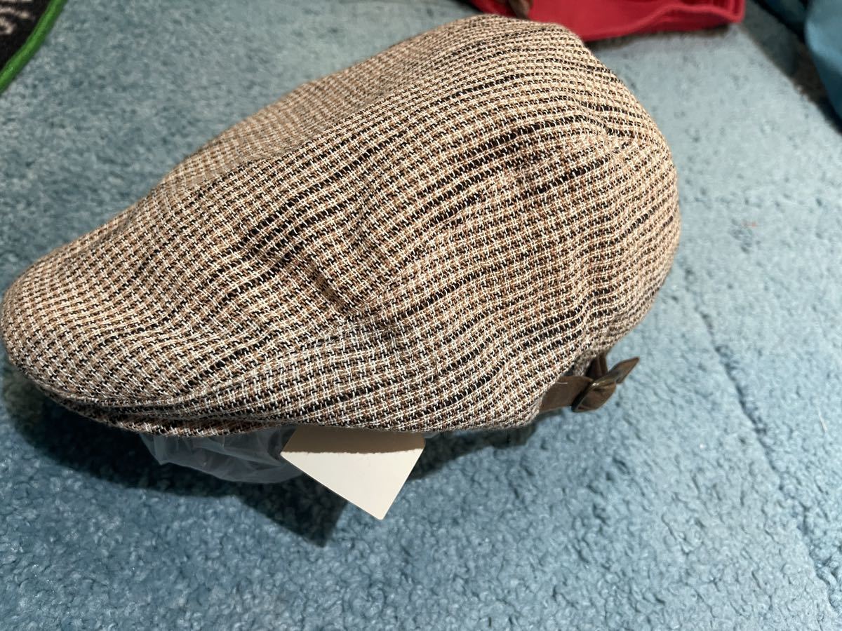 新品　アウトレット商品　ハンチング　ヘリンボーン 男女兼用　フリーサイズ