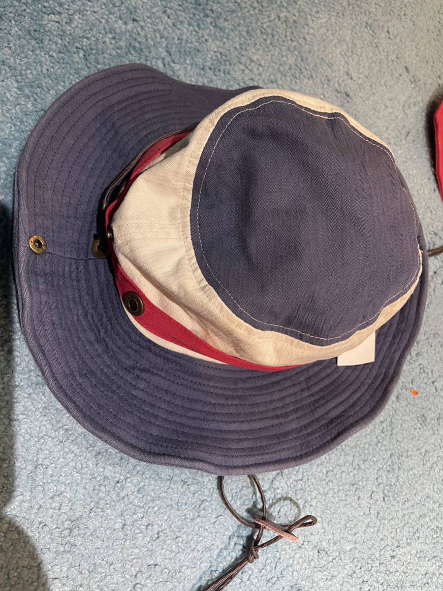 新品　アウトレット商品　テンガロンハット　男女兼用　トリコロールカラー