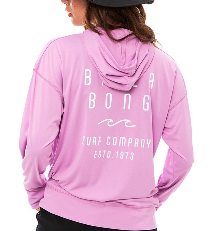 【SALE】★送料無料★2023春夏 新品【BILLABONG/ビラボン】LOOSE ZIP UP HOODED RASHGUARD ラッシュガード PGR0 レディースL BD013-856