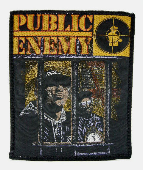 PUBLIC ENEMY 80s VINTAGE デッドストック ヴィンテージ ワッペン パブリックエネミー パブリックエナミー