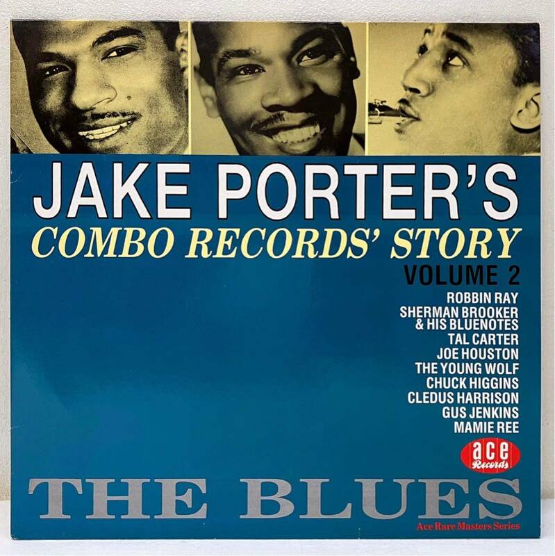P27305▲英盤 Jake Porter's Combo Records' Story Volume 2/The Blues LPレコード ブルース/MONO盤
