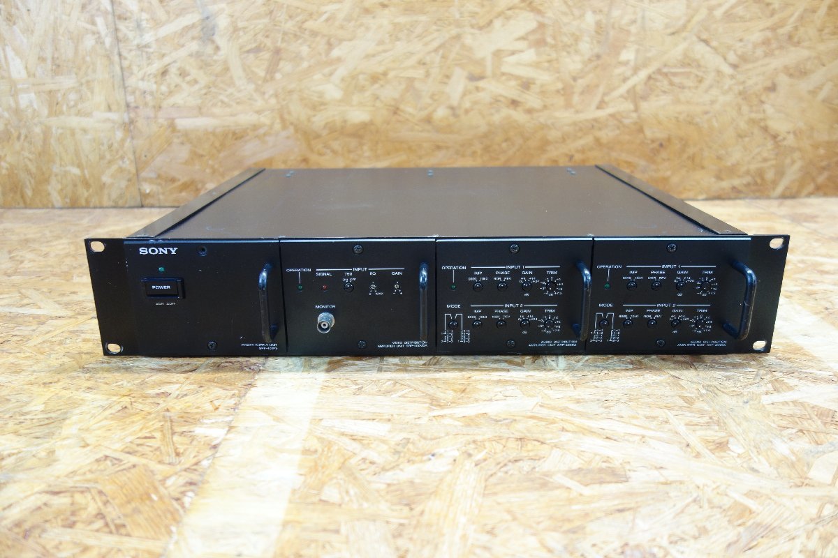 ◎【通電確認済み 】SONY SRP-400VDA ×1 台 SRP-400DA ×2台 ビデオ分配ユニット オーディオ分配器 現状品◎【Z235】