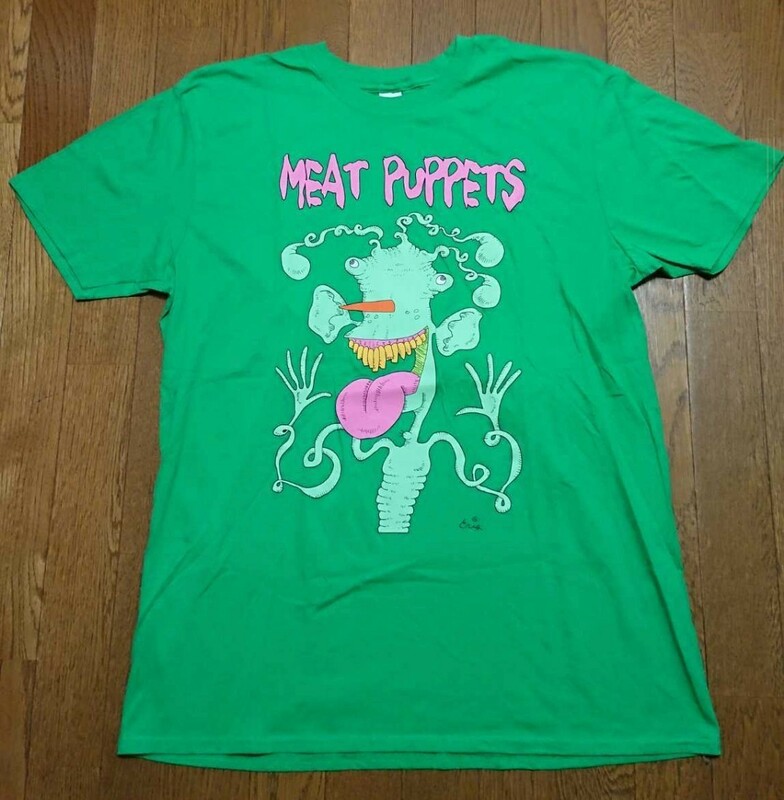 送料無料　meat puppets Tシャツ 未使用品 XL ミートパペッツ／検） nirvana melvins sonic youth butthole surfers boredoms dinosaur.jr