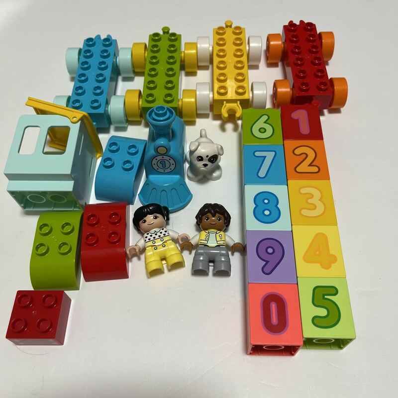 正規品　LEGO レゴ レゴデュプロ LEGOデュプロ 数字ブロック　車　フィグ セット