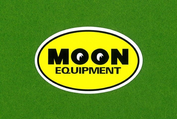 MOON Equipment mooneyes 63円発送可 ムーンアイズ ステッカー シール ロゴ 楕円 オーバル デカール 紙製 8cm×5cm