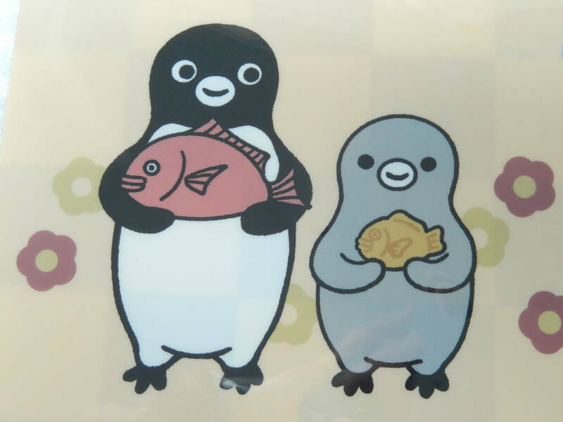 スイカ ペンギン 《 めで鯛 クリアファイル 》たい焼き ☆★☆★☆★☆★☆★☆★☆★ ペンコレ JR東日本 Suica グッズ キャラクター