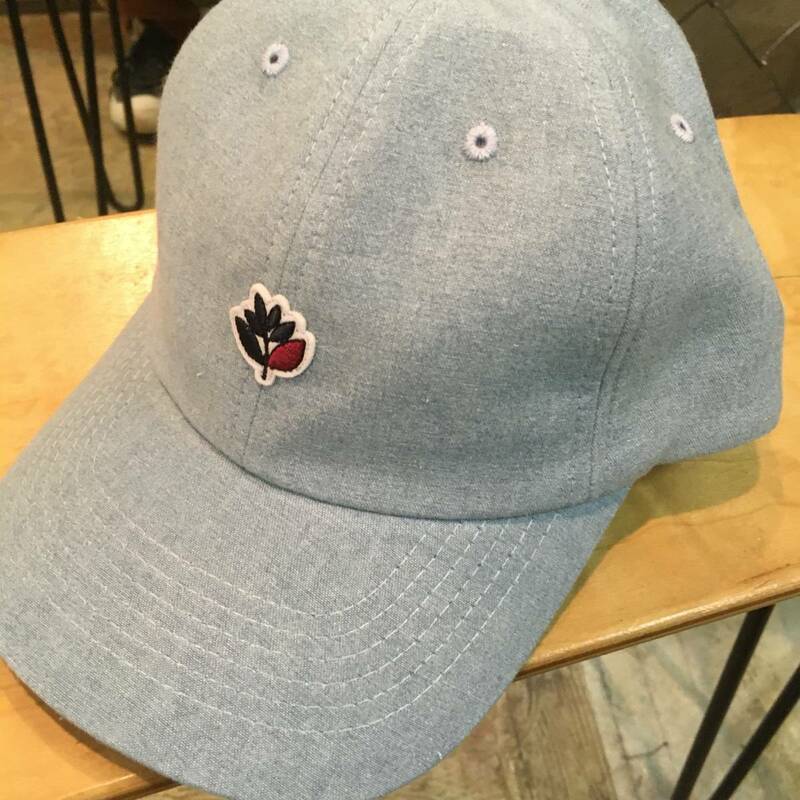 【MAGENTA】 CHAMBRAY DAD HAT - BLUE　lastresort polar スケボー　スケートボード　ストリート　キャップ　CAP 帽子