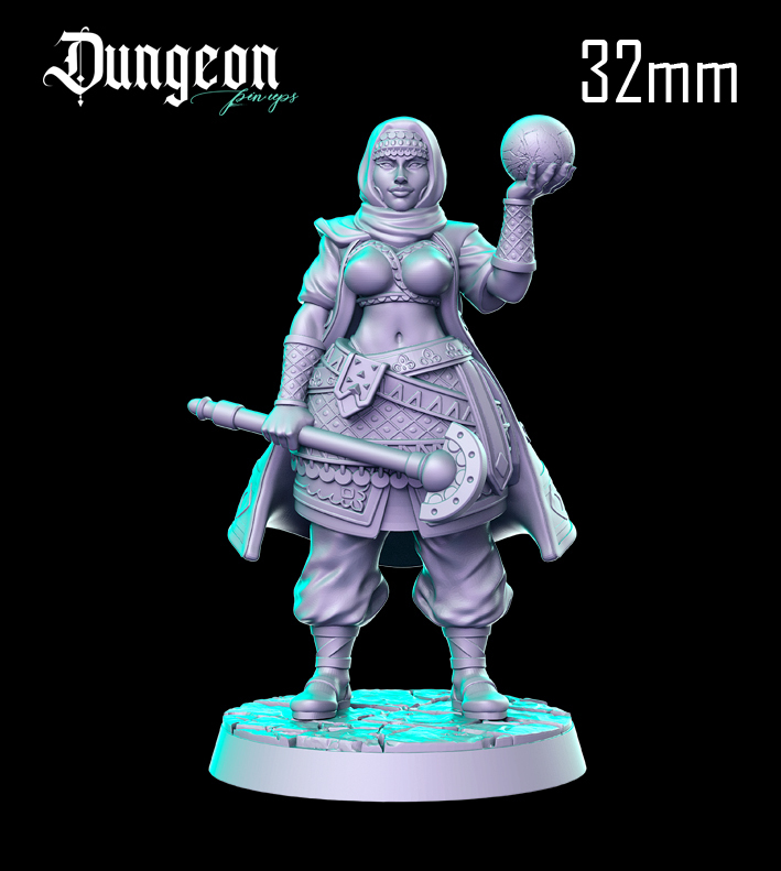 Dungeon Pin-ups Cleric