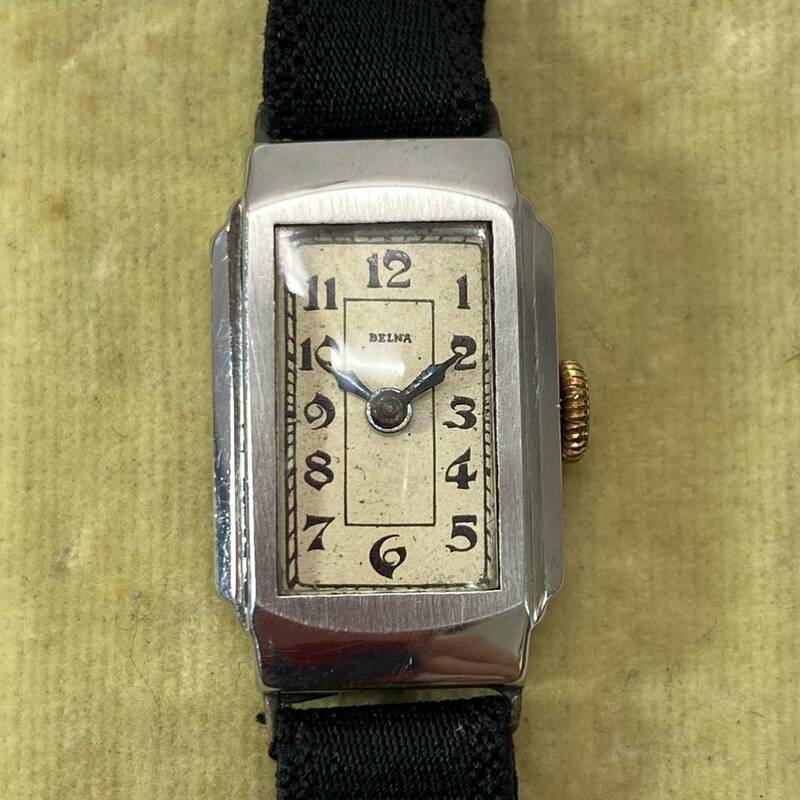 BELNA ベルーナ レディース 腕時計 手巻き アナログ 2針 レトロ アンティーク ビンテージ 古時計 2505