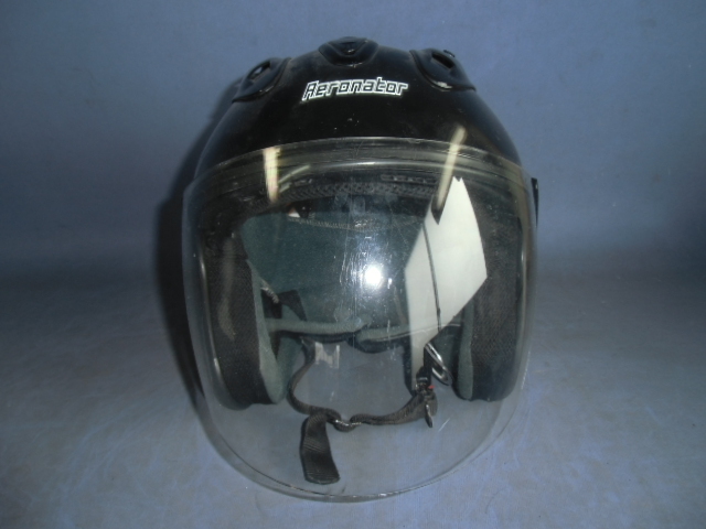 A-16【ジャンク品】 TNK DOT AR-7 ヘルメット ジェットヘルメット シールド オートバイ Mサイズ