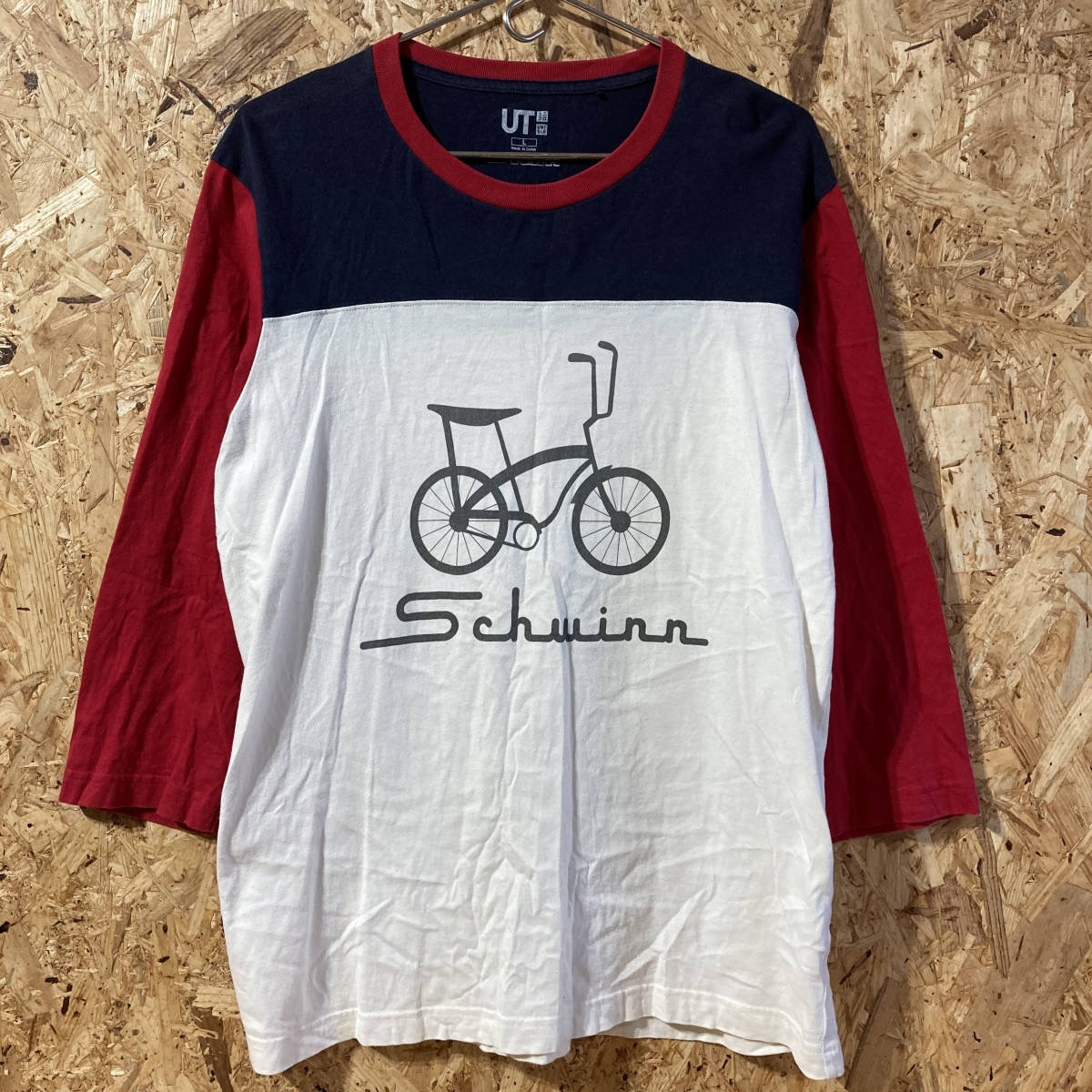 Schwinn シュウィン 自転車 Tシャツ L コラボ 別注 限定 UT ユニクロ .