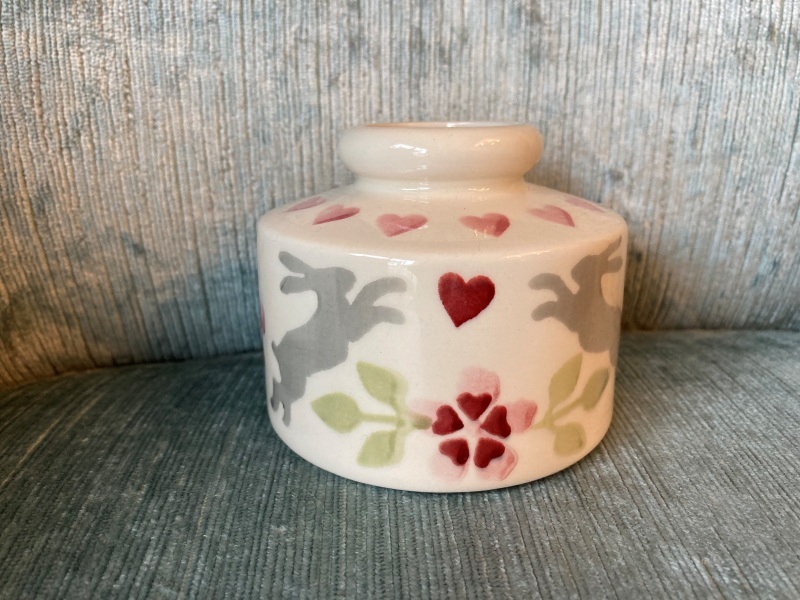 Emma Bridgewater　エマ ブリッジウォーター　インク　ポット　花瓶　一輪挿し　ピンク　Love Birds