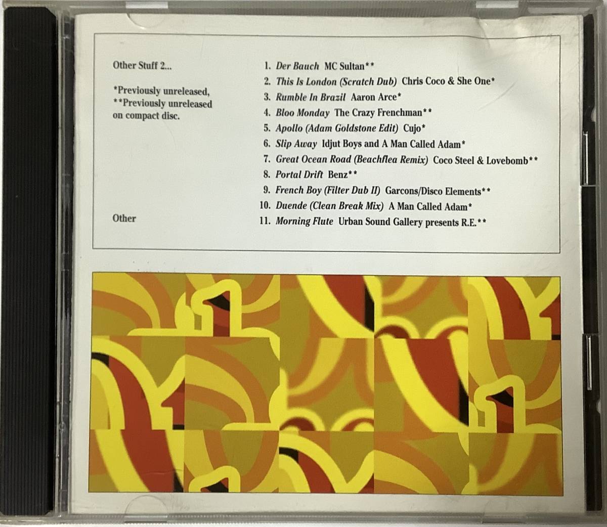 【オムニバスCD】 『アザー・スタッフス Other Stuff 2...』◇Der Bauch MC Sultan 他 PCD-5337/CD-16254