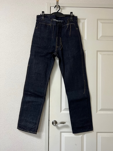 新品 未使用 Needles サイズM Straight Jean Glitch Stitch indigo ニードルズ ストレート ジーン グリッチ ステッチ インディゴ