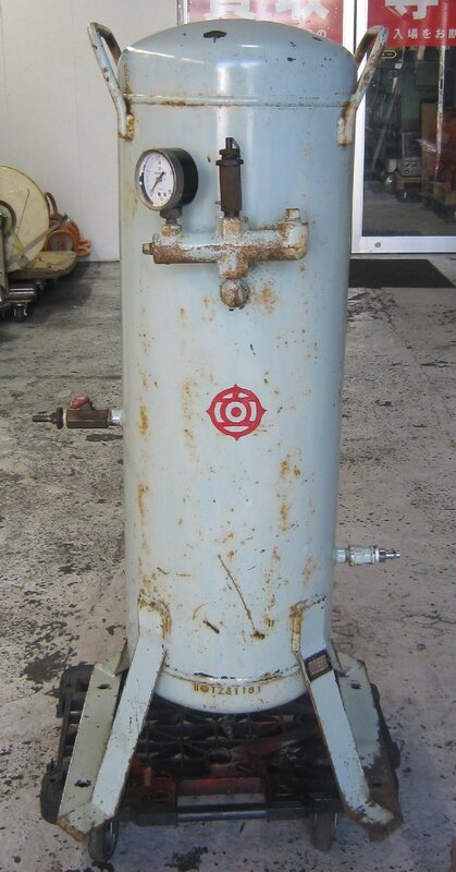 【中古品】日立 HITACHI トキコ 空気タンク 使用圧力11kg/cm2 容量55L サブタンク 補助タンク エアー コンプレッサー