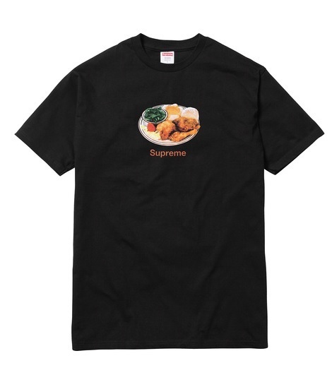 Supreme Chicken Dinner Tee BLACK M 18ss 国内正規品 新品 Tシャツ チキン ftw necklace 黒 box logo