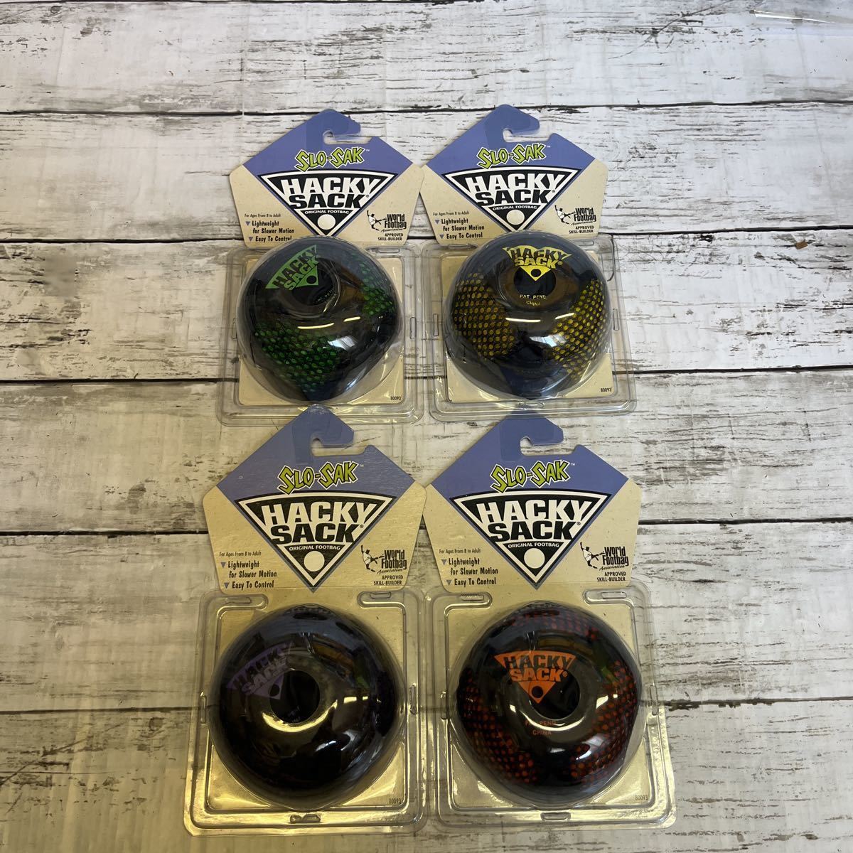 k784 HACKY SACK SLO-SAK ワムオー　ハッキーサック 　4個セット　/　フットバッグ　未開封