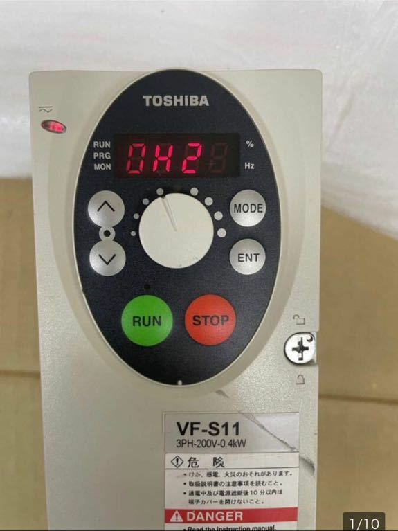 TOSHIBA VFS11-2004PM-AN(R5)0.4KW 1.3KVA インバーター