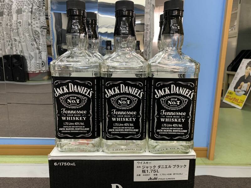 ジャックダニエル JACK 1750ml 空き瓶