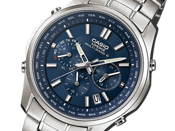 カシオ CASIO リニエージ 電波 ソーラー メンズ 腕時計 LIW-M610D-2AJF 国内正規 ネイビー