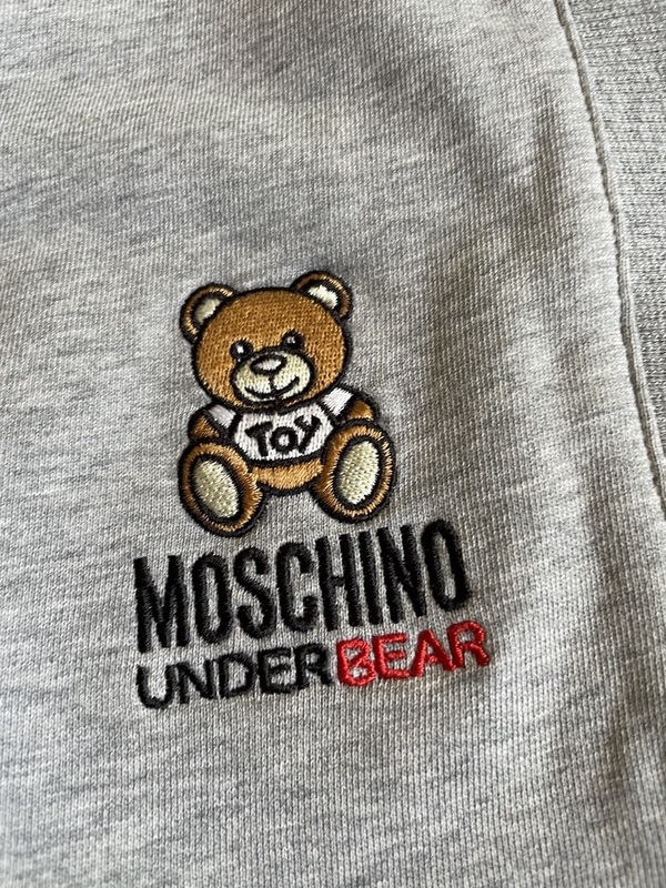 新品 未使用 ベアー 熊 Moschino under bear モスキーノ スウェット パンツ メンズ スポーツ ルームウェア ジョガーパンツ M A4209 