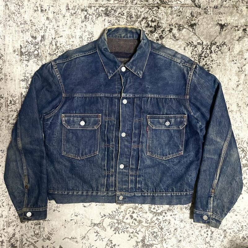 【極上】Levi's 50s 517xx ハギ付き 52 Tバック同等 濃紺 70506 70507 71205 558xx 506xx 507xx 557xx 557 片面 革パッチ 大戦 SOLIDE