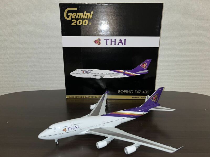 Gemini200 THAI AIRWAYS タイ国際航空 B747-400 1/200 HS-TGP ダイキャスト