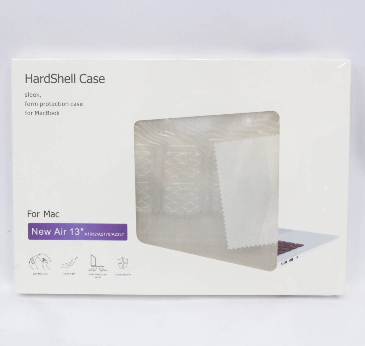 新品・未開封☆GVTECH【HardShell Case】MacBook クリアケース 保護ケース カバー／A1932／A2179／A2337／PC-110／ 2305-K0018V(NT)