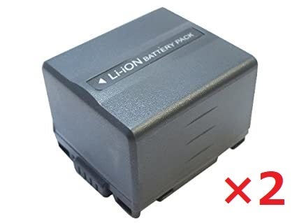 送料無料 2個セット PANASONIC パナソニック VW-VBD140 対応 互換品 バッテリー 1400mAh VDR-D400 / VDR-D300 / VDR-D310 互換品