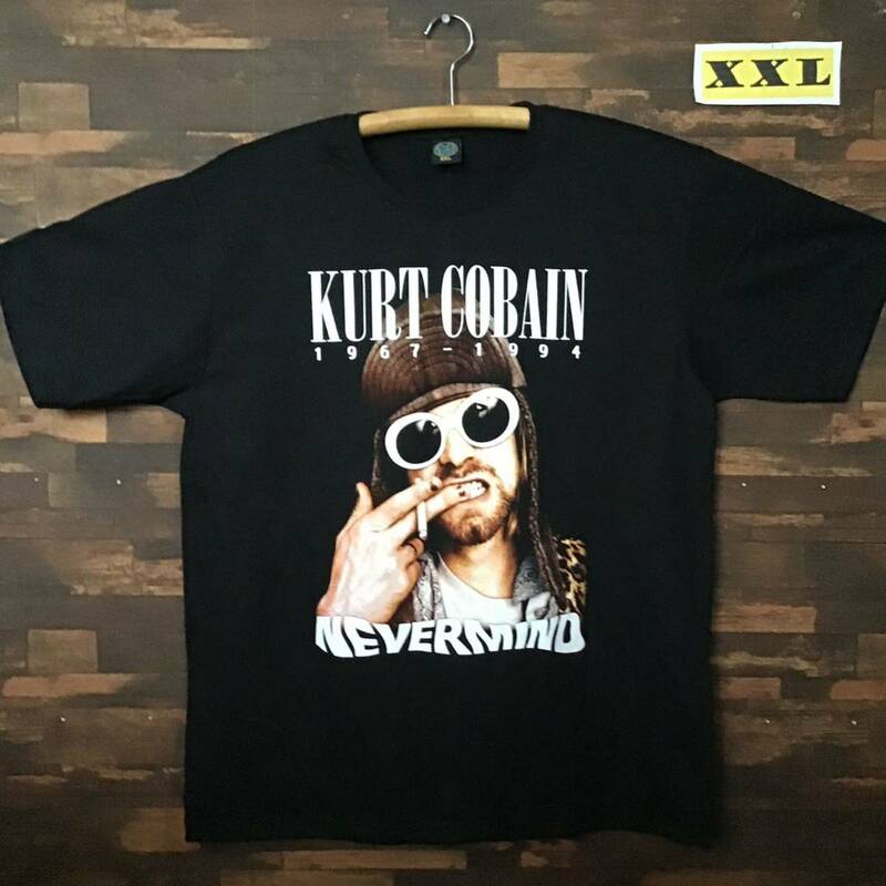 ニルバーナ カートコバーン　Tシャツ　XXLサイズ　KURT COBAIN ロックバンド　NIRVANA ニルヴァーナ