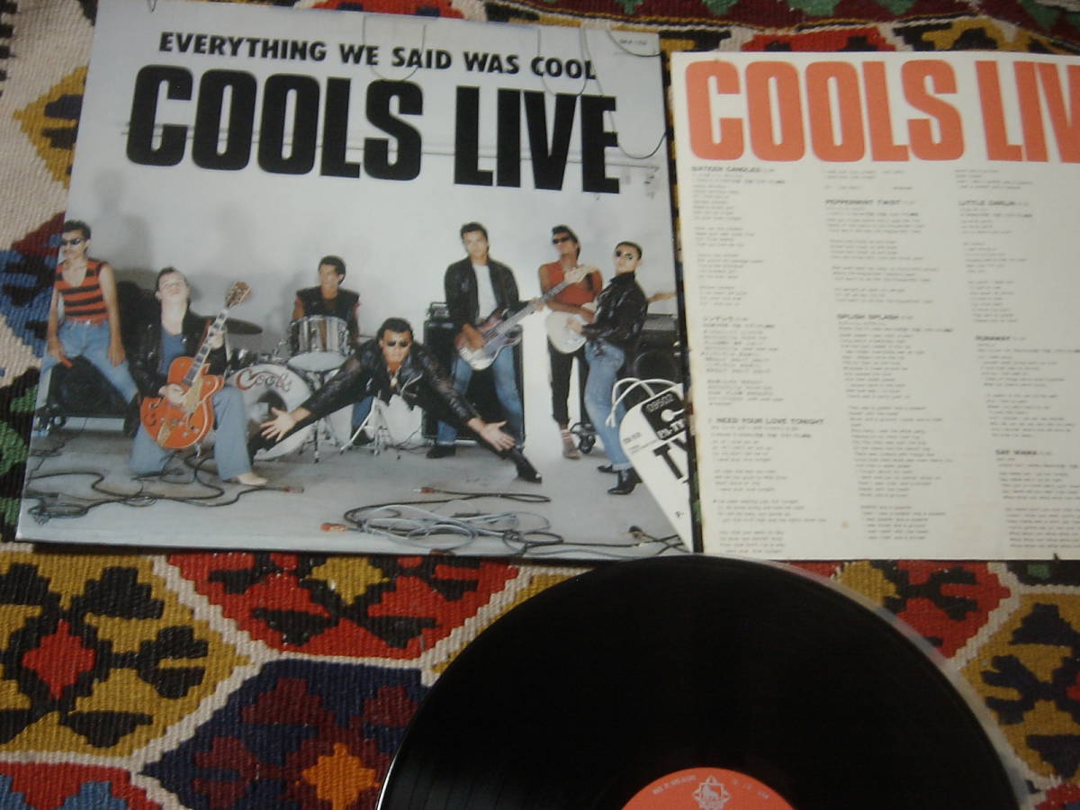 70's クールス Cools (LP)/ 東京直撃~クールス・ライヴ Cools Live （1976年11月21日）キング King Records SKA 159 1976年