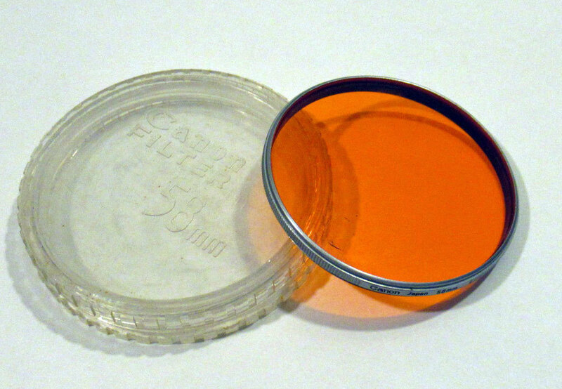 CANON　フィルター　58㎜　SO56.2C　銀枠　オレンジ　キヤノン