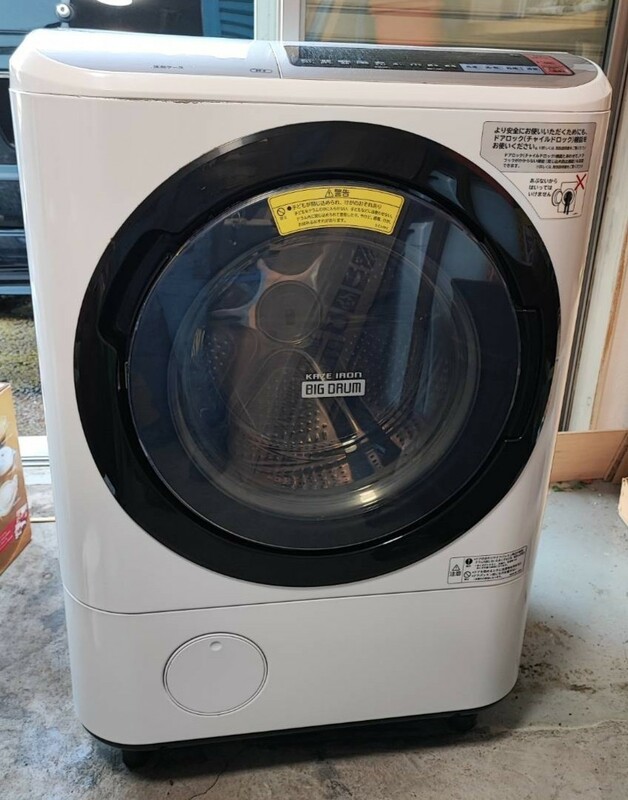動作確認済み 日立 ドラム式 洗濯 乾燥機 HITACHI ビッグドラム 洗濯12kg 乾燥6kg 右開き BD-NX120BR(N) 2018年製 ヒートリサイクル 洗乾