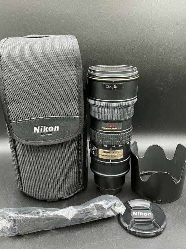 Nikon ニコン AF-S VR Zoom Nikkor ED 70-200mm F2.8G ブラック　袋入り　
