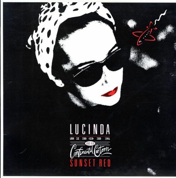 2001年 国内盤LP！Lucinda Sieger And Her Continental Cartoon / Sunset Red【EM1026EP】ルシンダ・シーガー ネオアコ サンバ SSW