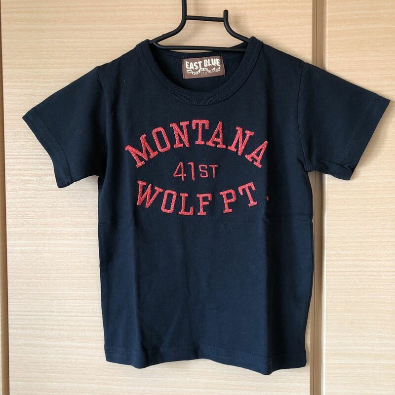 ☆新品　未着用　トップス　Tシャツ　半袖　ネイビー　110☆