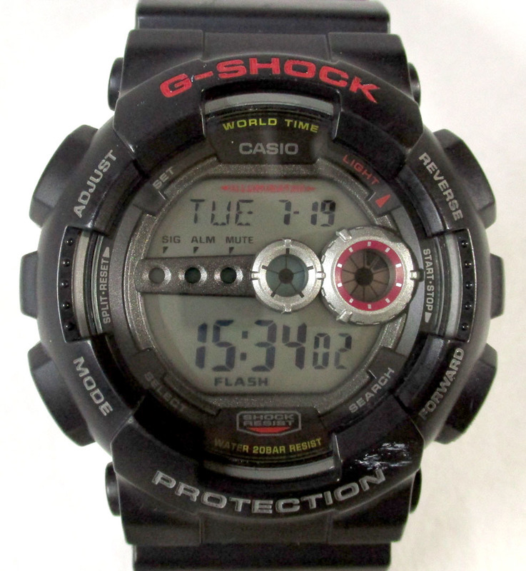 CASIO★G-SHOCK　GD-100　ブラック　メンズ腕時計★S9197