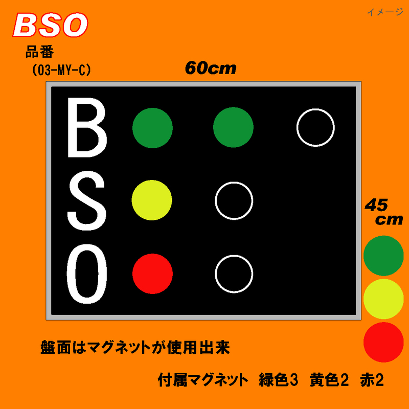 BSOカウントボード　自立式