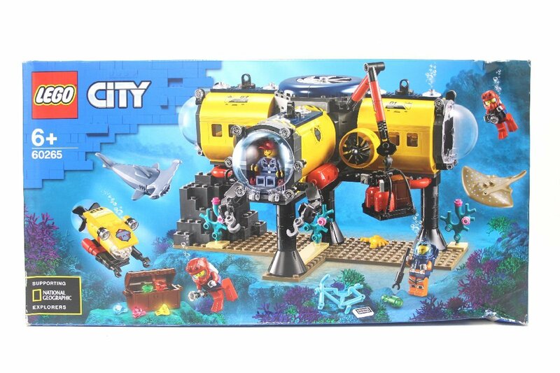 2S682 未使用品！ LEGO レゴ ブロック 60265　CITY シティ 海の探検隊 海底探査基地 【ニューポーン】