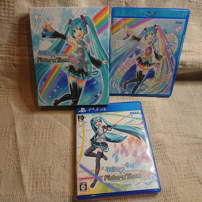 美品[Za] PS4 Play Station 4　初音ミク Project DIVA Future Tone DX メモリアルパック レターパックプラス520円発送