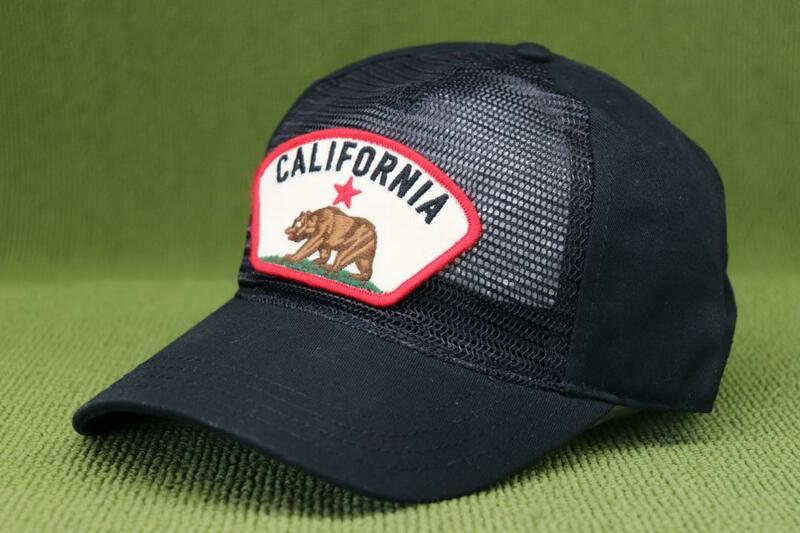 限定1新品 CALIFORNIA アメリカンニードル 帽子 メッシュキャップ 黒 管理0501nska