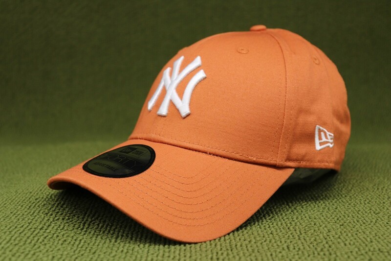 新品 ニューエラ NEWERA NY ヤンキース Yankees 9FORTY OSFA フリーサイズ キャップ 帽子 マスタードxホワイト からし色 管理No1Am