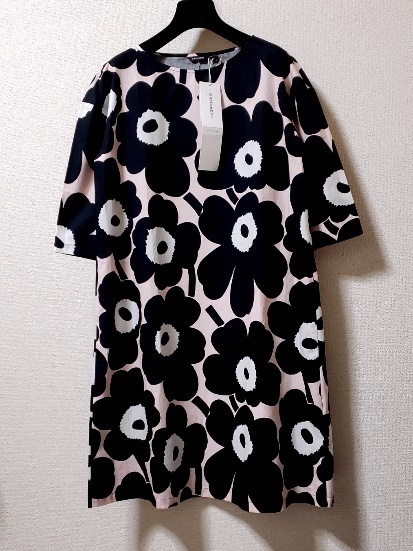 新品 marimekko Tarika Pieni Unikko floral dress 38 ワンピース レア ウニッコ