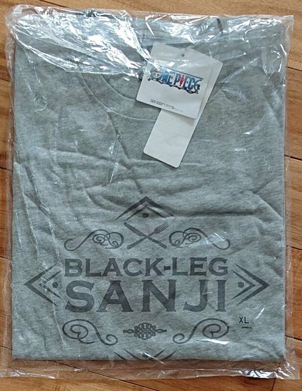 【新品未開封】ワンピース『BLACK LEG SANJI デザイン』Ｔシャツ（XLサイズ）◆サンジ