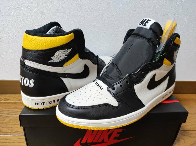 新品 NIKE AIR JORDAN 1 RETRO HIGH OG NRG NOT FOR RESALE 海外正規品 31cm 861428-107 bred chicago royal travis scott つま黒 AJ1 kaws