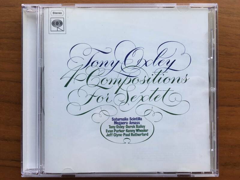 美品 Tony Oxley 4 COMPOSITIONS FOR SEXTET CD SBM Super Bit Mapping feat. Derek Bailey, Evan Parker, Paul Rutherford... and more