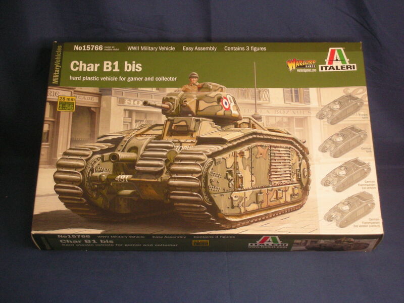 イタレリ 1/56 WW.II フランス軍 シャール B1 bis