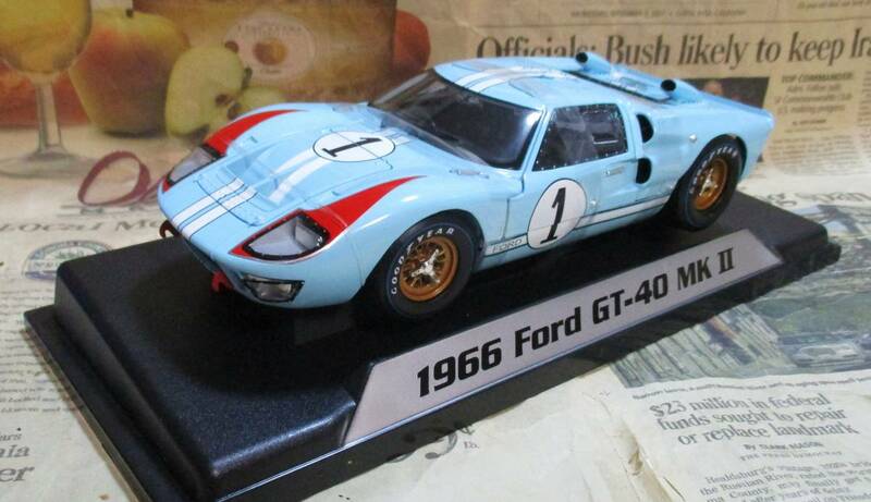 ★激レア絶版*GMP/ACME*1/18*Ford GT40 MkII #1 Shelby American 1966 Le Mans 24h≠EXOTO
