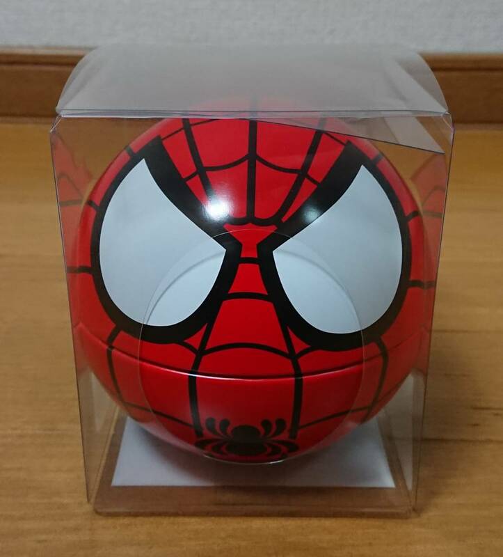 スパイダーマン 空き缶 お菓子 SPIDERMAN MARVEL USJ ユニバーサルスタジオジャパン