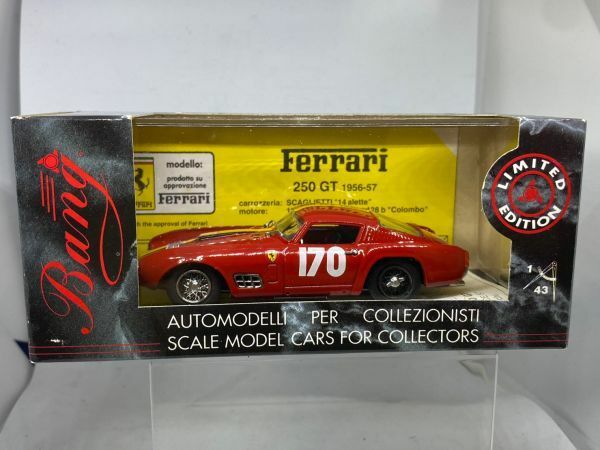 Bang バン 1/43 FERRARI 250 GT T DE FRANCE 57 LIMITED EDITION 1010 フェラーリ MADE IN ITALY イタリア製